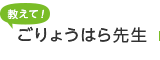教えて！ごりょうはら先生